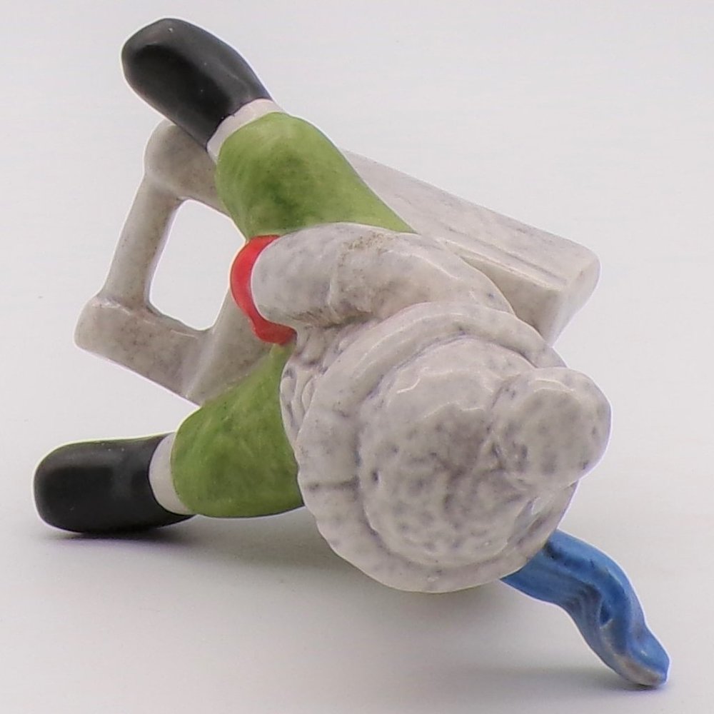 Boy on Sled Ceramic Figurine by Goebel - Picture 10 of 15